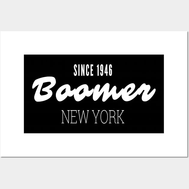 Boomer New York Wall Art by Magic Moon